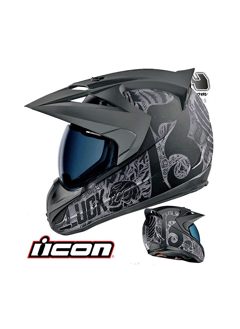 Casque route ICON VARIANT CONSTRUCT HARD LUCK 9ride