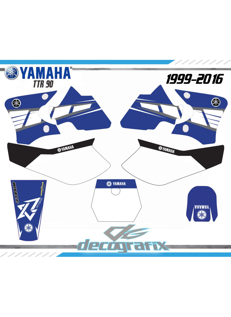 Kit deco Yamaha TTR 90 TTR90 90TTR sur le site de kit deco xride.fr