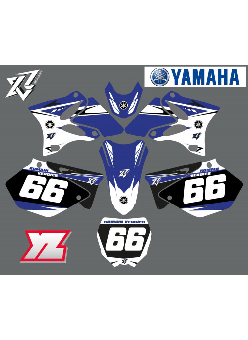 Kit déco Yamaha 125 YZ personnalisable.