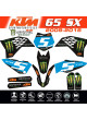 Kit déco KTM 65 SX MONSTER ENERGY 2009-2015 Decografix